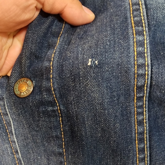 Levi's Men's Blue Denim Easy RiderJacket - Picture 5 of 8